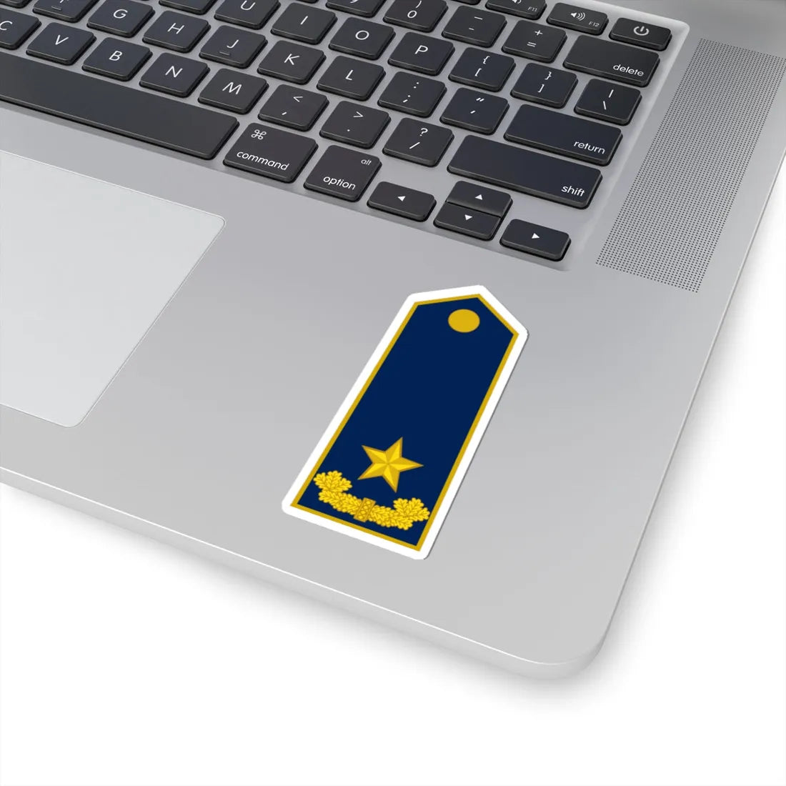 ALB Airforce OF 6 (Albania) (Military Rank) STICKER Vinyl Kiss-Cut Decal - The Sticker Space