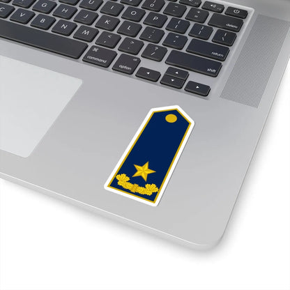 ALB Airforce OF 6 (Albania) (Military Rank) STICKER Vinyl Kiss-Cut Decal - The Sticker Space