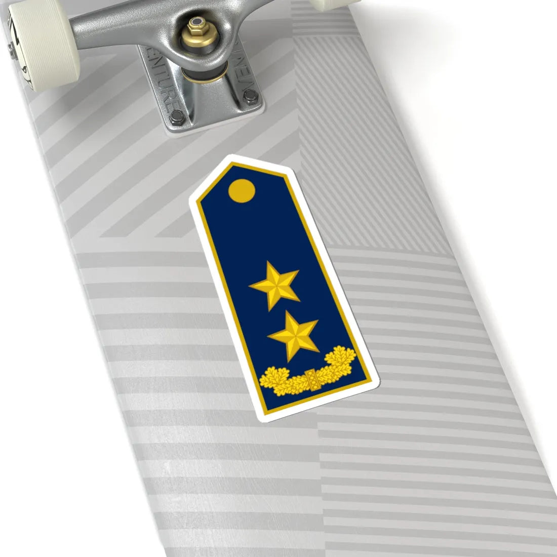 ALB Airforce OF 7 (Albania) (Military Rank) STICKER Vinyl Kiss-Cut Decal - The Sticker Space