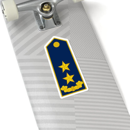 ALB Airforce OF 7 (Albania) (Military Rank) STICKER Vinyl Kiss-Cut Decal - The Sticker Space
