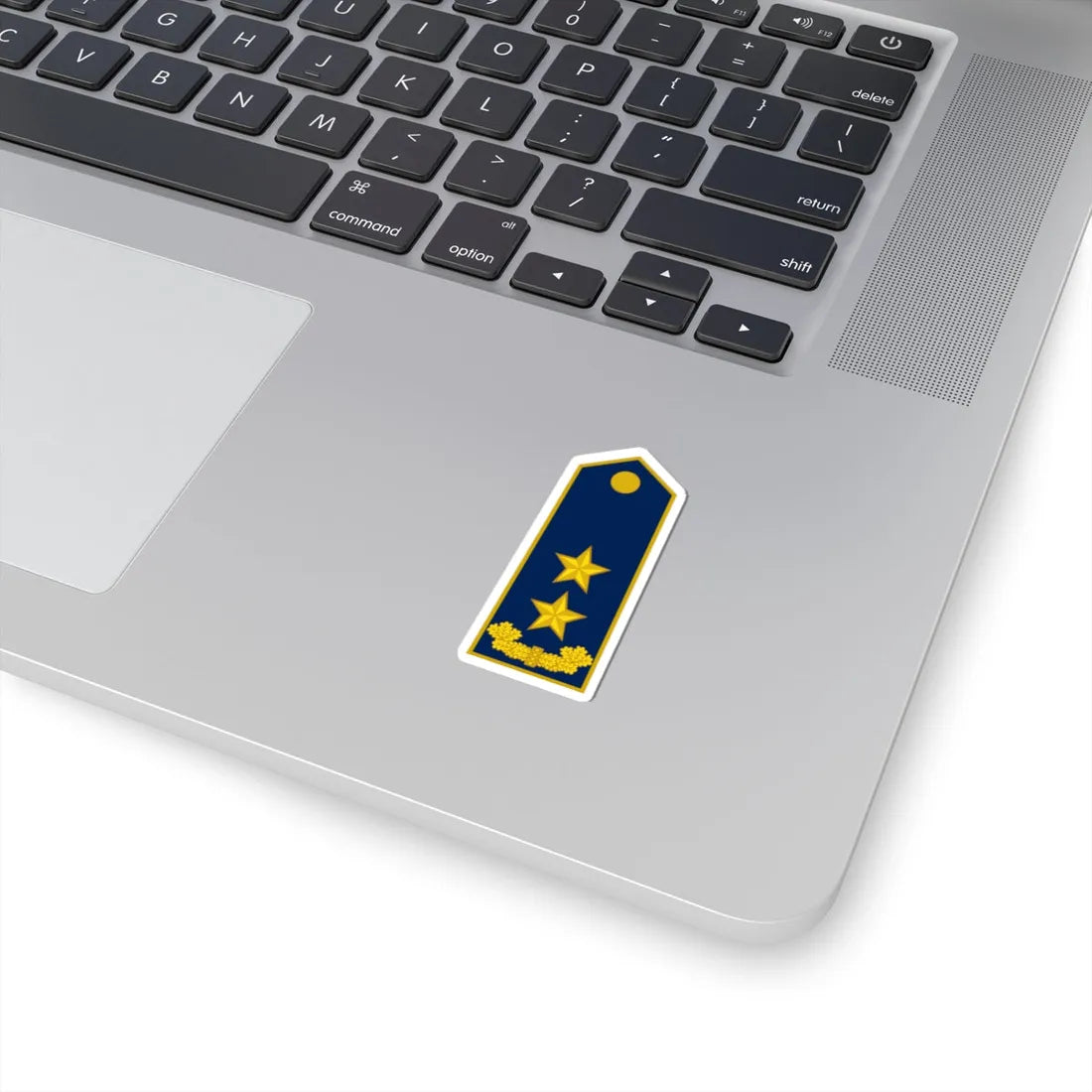 ALB Airforce OF 7 (Albania) (Military Rank) STICKER Vinyl Kiss-Cut Decal - The Sticker Space