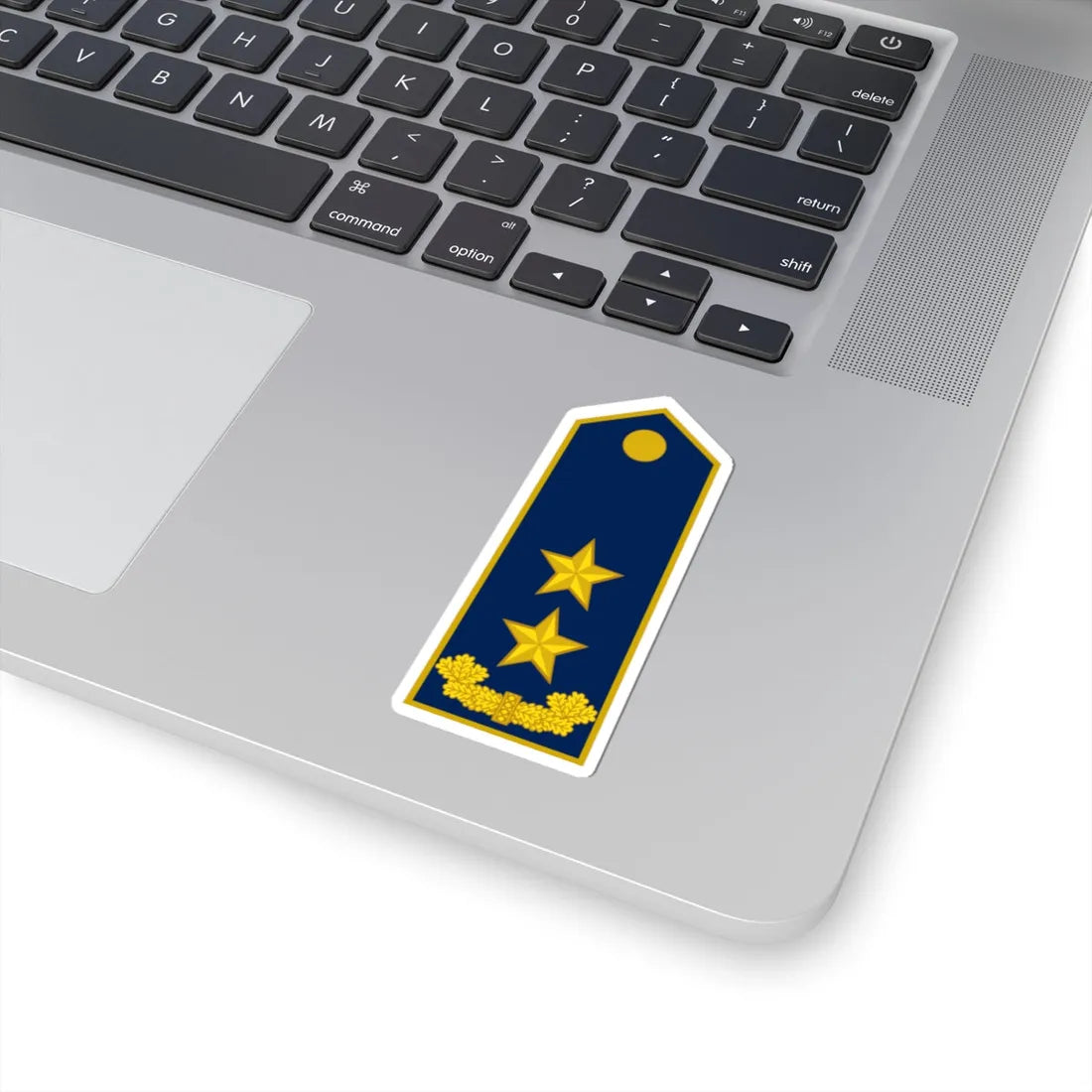 ALB Airforce OF 7 (Albania) (Military Rank) STICKER Vinyl Kiss-Cut Decal - The Sticker Space