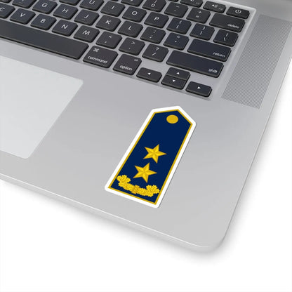 ALB Airforce OF 7 (Albania) (Military Rank) STICKER Vinyl Kiss-Cut Decal - The Sticker Space