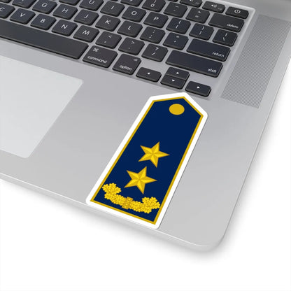 ALB Airforce OF 7 (Albania) (Military Rank) STICKER Vinyl Kiss-Cut Decal - The Sticker Space