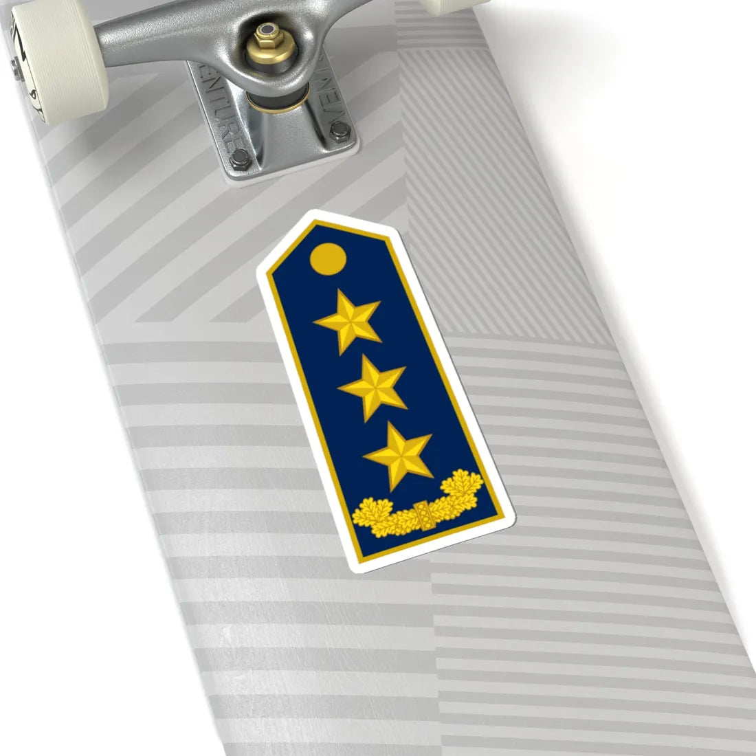 ALB Airforce OF 8 (Albania) (Military Rank) STICKER Vinyl Kiss-Cut Decal - The Sticker Space