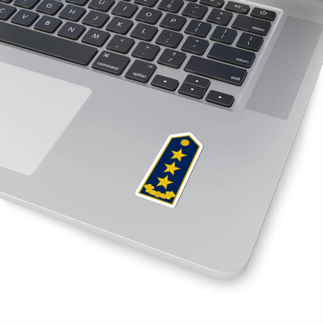 ALB Airforce OF 8 (Albania) (Military Rank) STICKER Vinyl Kiss-Cut Decal - The Sticker Space