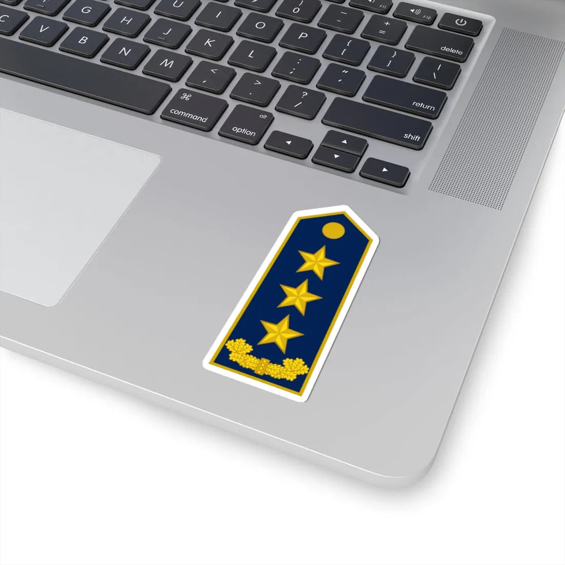 ALB Airforce OF 8 (Albania) (Military Rank) STICKER Vinyl Kiss-Cut Decal - The Sticker Space
