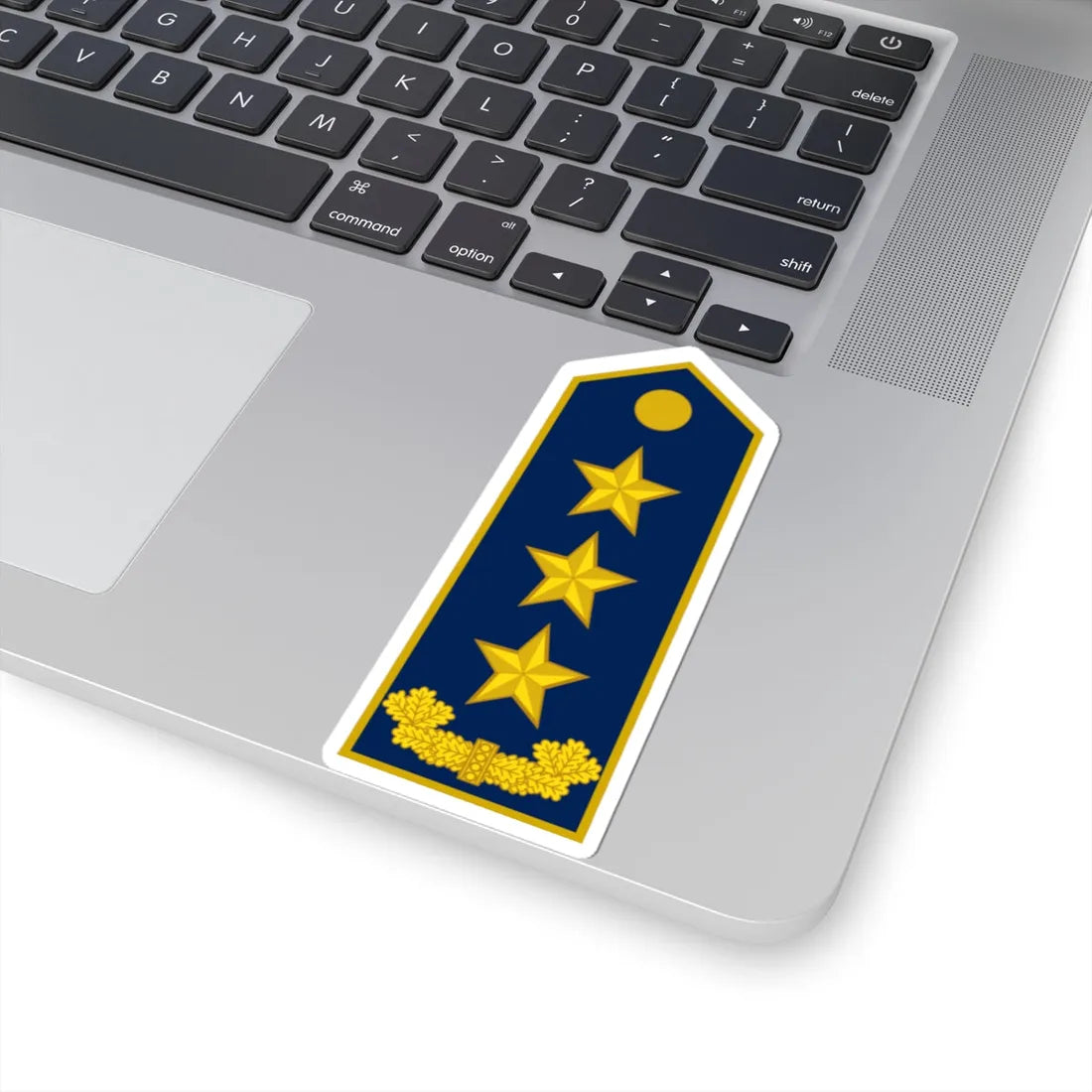 ALB Airforce OF 8 (Albania) (Military Rank) STICKER Vinyl Kiss-Cut Decal - The Sticker Space