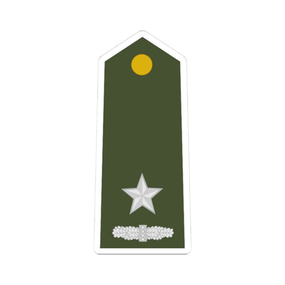 ALB Army OF 1a (Albania) (Military Rank) STICKER Vinyl Kiss-Cut Decal 3 Inch White - The Sticker Space