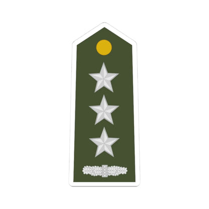 ALB Army OF 2 (Albania) (Military Rank) STICKER Vinyl Kiss-Cut Decal 3 Inch White - The Sticker Space