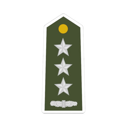 ALB Army OF 2 (Albania) (Military Rank) STICKER Vinyl Kiss-Cut Decal 4 Inch White - The Sticker Space