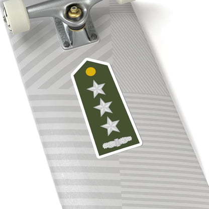 ALB Army OF 2 (Albania) (Military Rank) STICKER Vinyl Kiss-Cut Decal - The Sticker Space