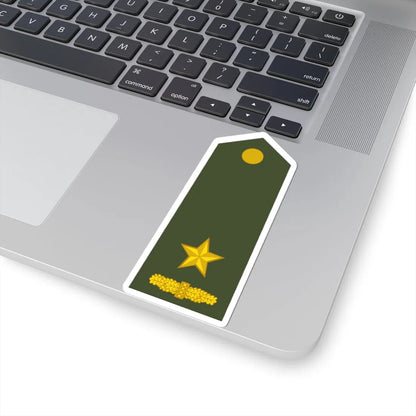 ALB Army OF 3 (Albania) (Military Rank) STICKER Vinyl Kiss-Cut Decal - The Sticker Space