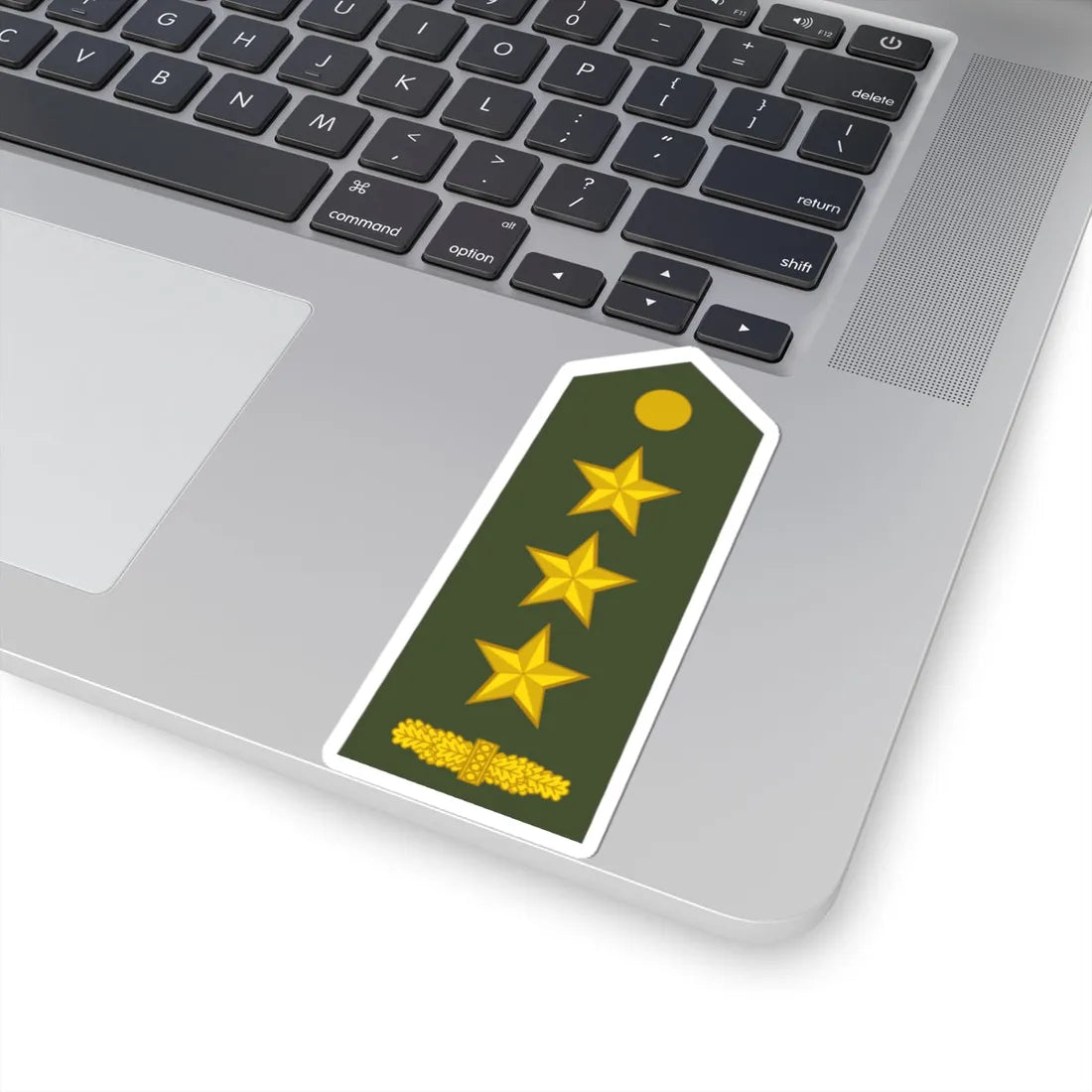 ALB Army OF 5 (Albania) (Military Rank) STICKER Vinyl Kiss-Cut Decal - The Sticker Space