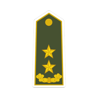 ALB Army OF 7 (Albania) (Military Rank) STICKER Vinyl Kiss-Cut Decal 3 Inch White - The Sticker Space