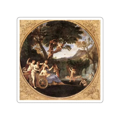 ALBANI, Francesco - Spring (Venus at her Toilet) (Artwork) STICKER Vinyl Die-Cut Decal White Die-Cut 6 Inch - The Sticker Space