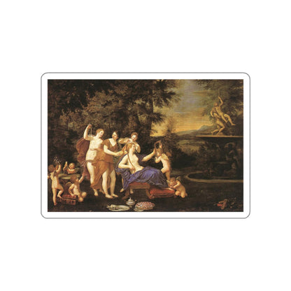 ALBANI, Francesco - Venus Attended by Nymphs and Cupids (Artwork) STICKER Vinyl Die-Cut Decal-White-The Sticker Space