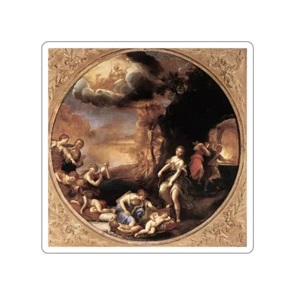 ALBANI, Francesco - Winter (The Triumph of Diana) (Artwork) STICKER Vinyl Die-Cut Decal White Die-Cut 6 Inch - The Sticker Space