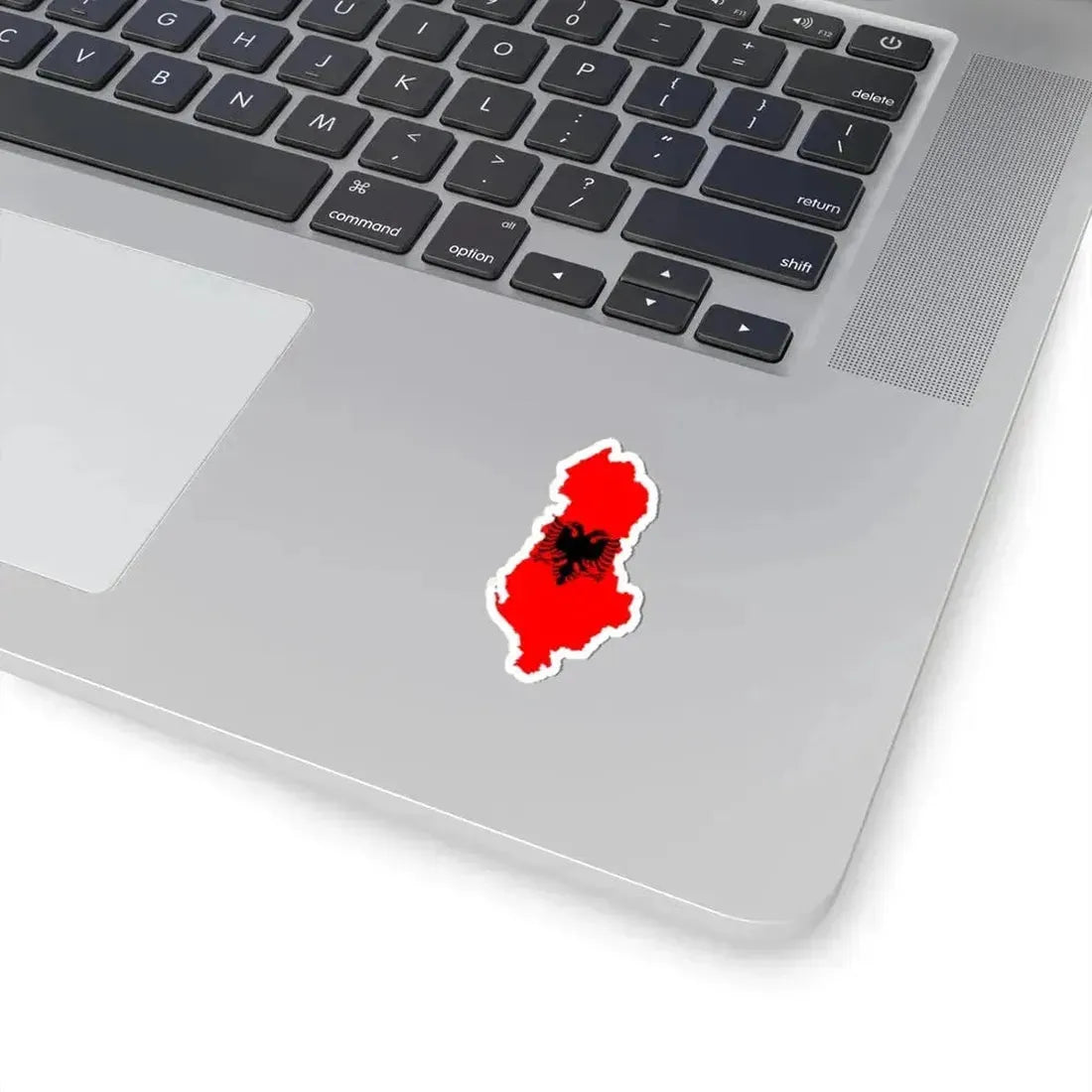 Albania-Flagmap (Albania) STICKER Vinyl Kiss-Cut Decal - The Sticker Space