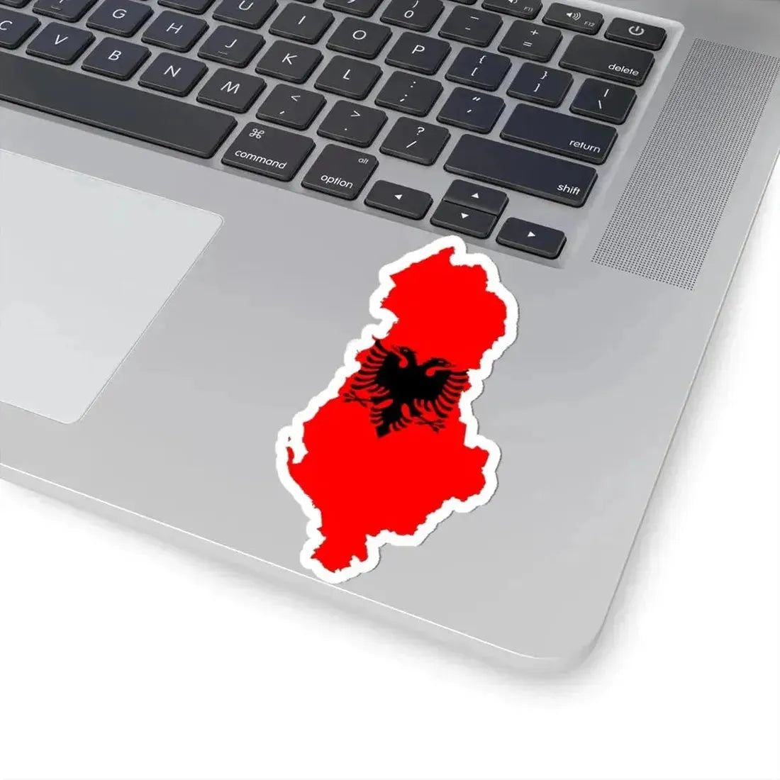 Albania-Flagmap (Albania) STICKER Vinyl Kiss-Cut Decal - The Sticker Space