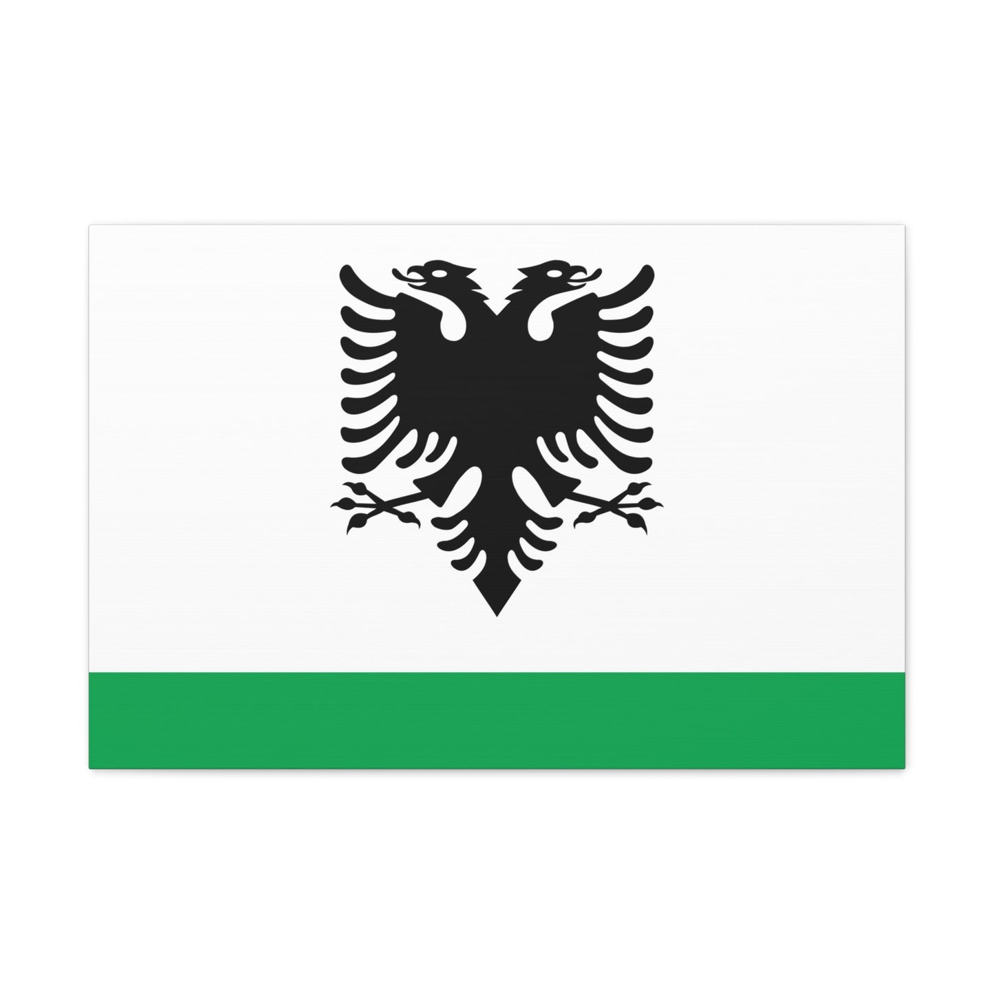 Albanian Coast Guard Ensign - Canvas Wall Art-30" x 20"-The Sticker Space