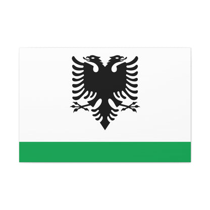 Albanian Coast Guard Ensign - Canvas Wall Art-36" x 24"-The Sticker Space