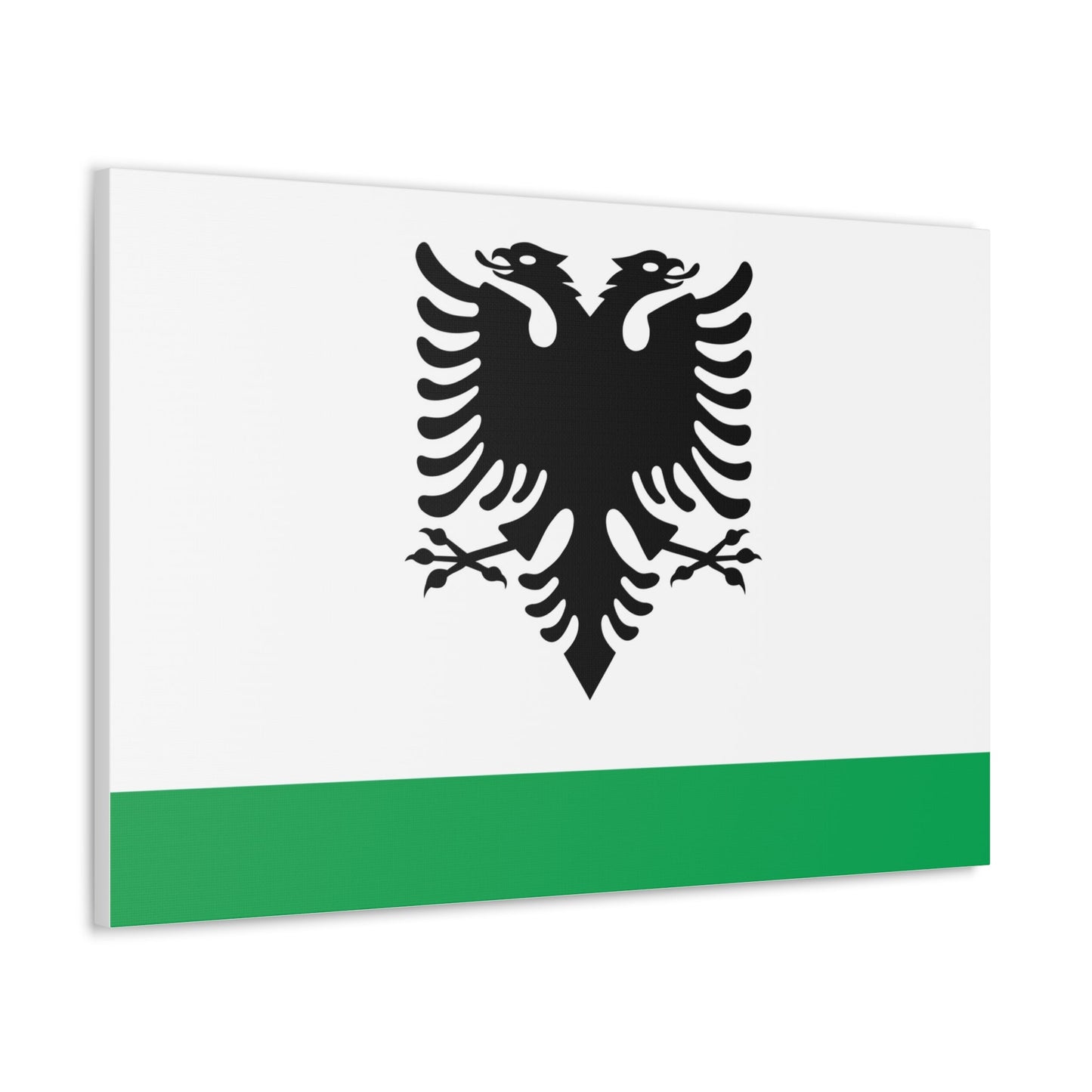 Albanian Coast Guard Ensign - Canvas Wall Art-The Sticker Space