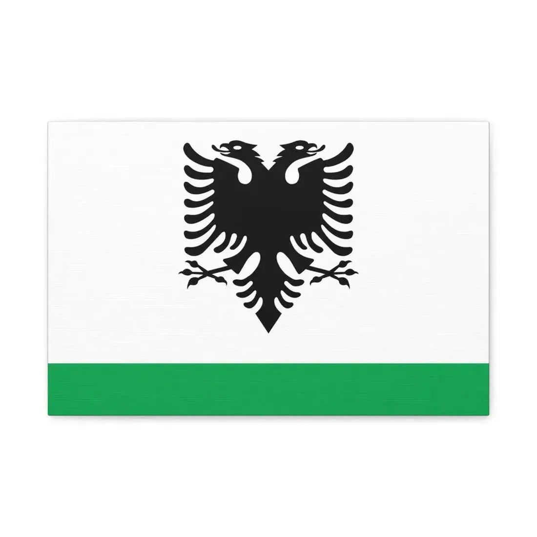 Albanian Coast Guard Ensign - Canvas Wall Art - The Sticker Space