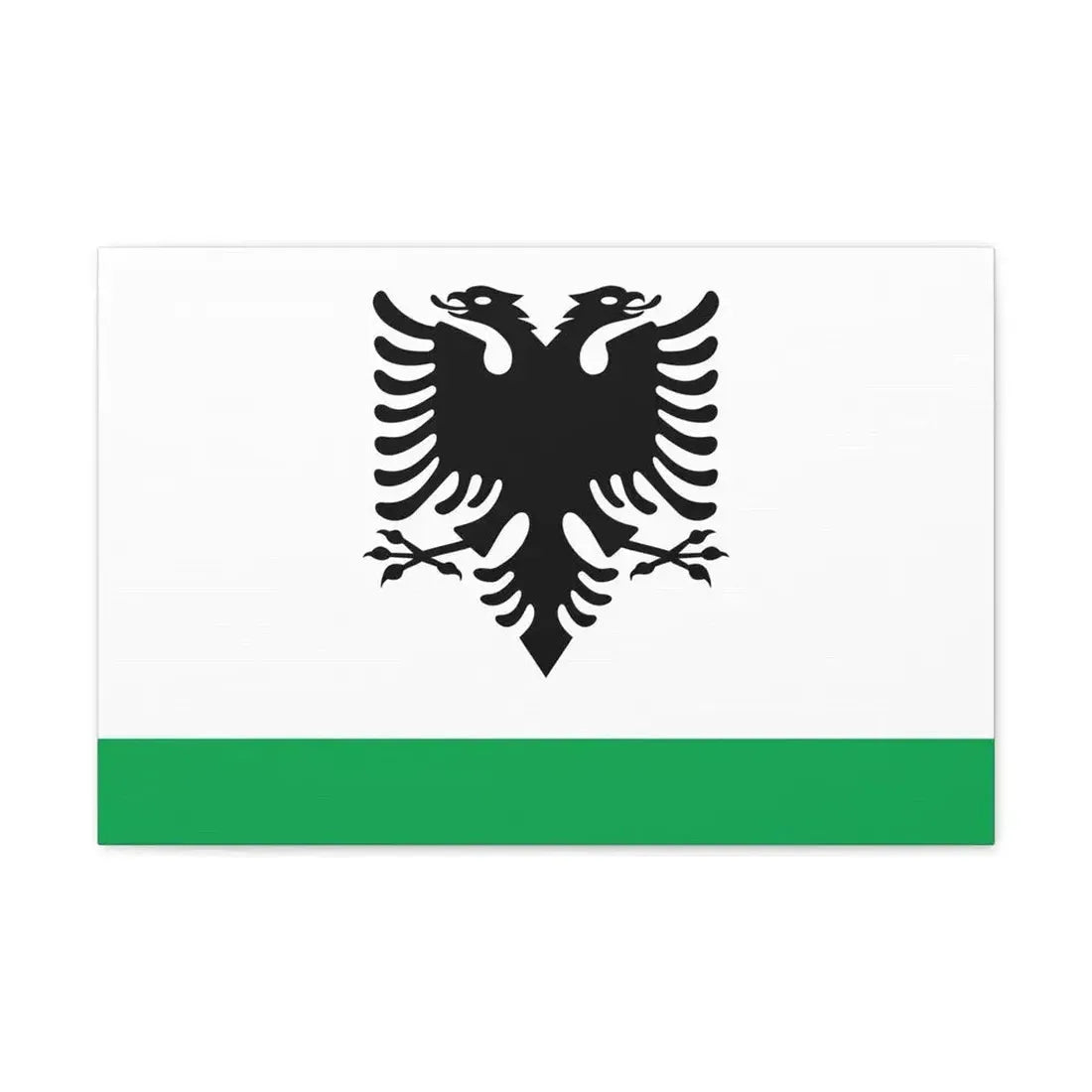 Albanian Coast Guard Ensign - Canvas Wall Art - The Sticker Space