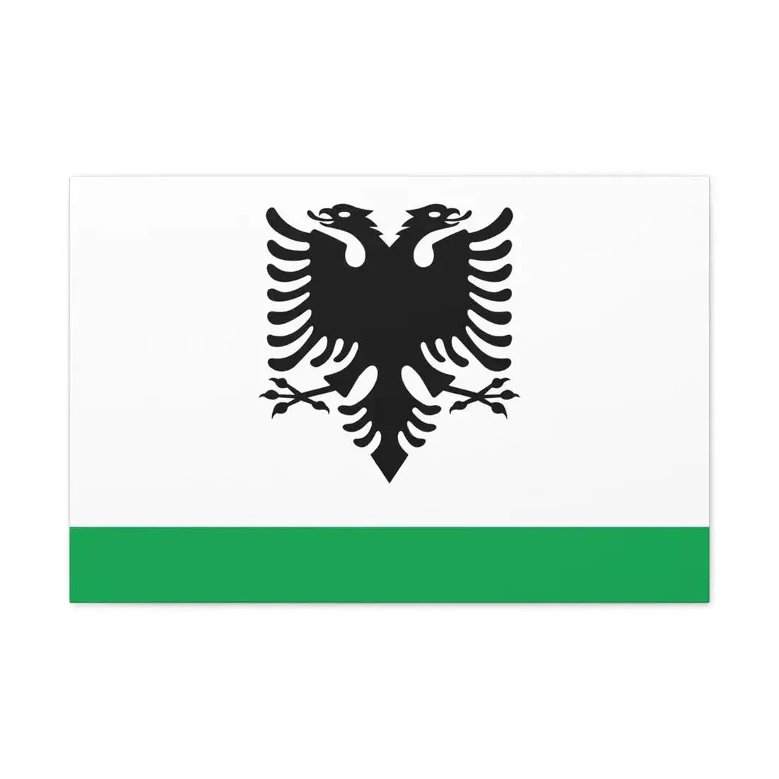 Albanian Coast Guard Ensign - Canvas Wall Art - The Sticker Space