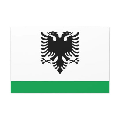Albanian Coast Guard Ensign - Canvas Wall Art - The Sticker Space