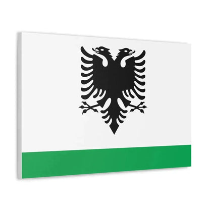 Albanian Coast Guard Ensign - Canvas Wall Art - The Sticker Space