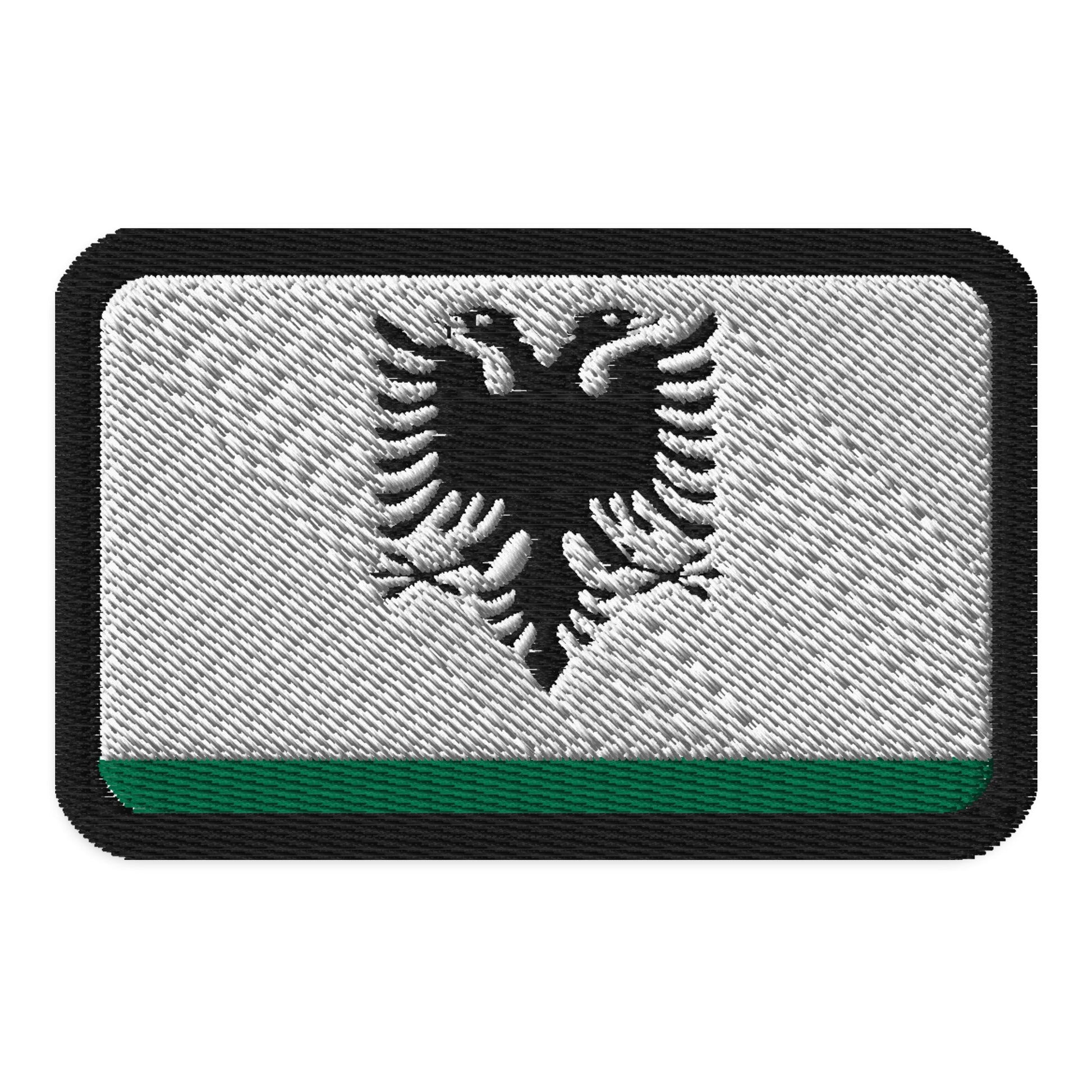 Albanian Coast Guard Ensign - Embroidered Patch-The Sticker Space