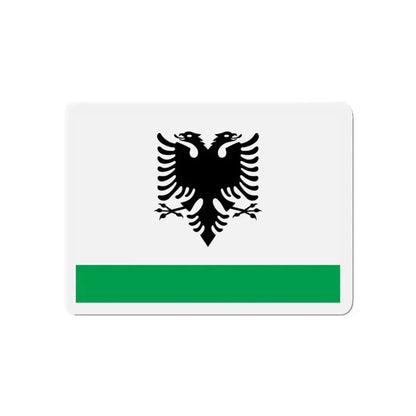 Albanian Coast Guard Ensign - Refrigerator Magnet 3 Inch - The Sticker Space