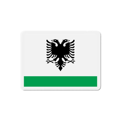 Albanian Coast Guard Ensign - Refrigerator Magnet 6 Inch - The Sticker Space