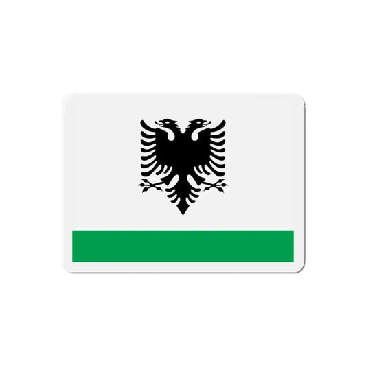 Albanian Coast Guard Ensign - Refrigerator Magnet 6 Inch - The Sticker Space