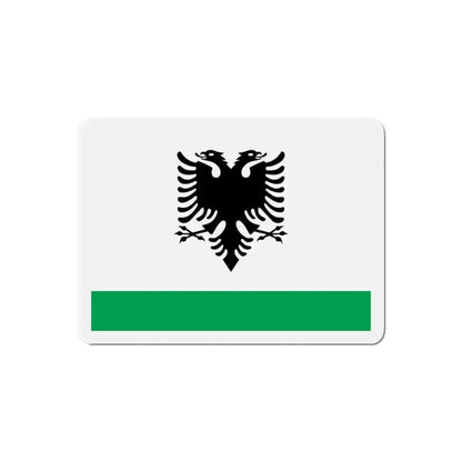 Albanian Coast Guard Ensign - Refrigerator Magnet 6 Inch - The Sticker Space