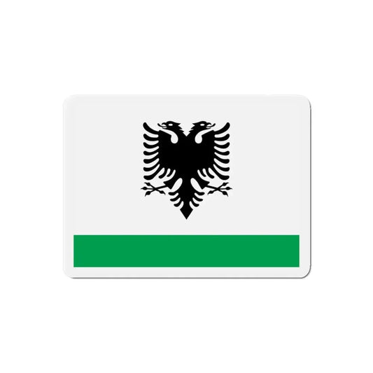 Albanian Coast Guard Ensign - Refrigerator Magnet 6 Inch - The Sticker Space