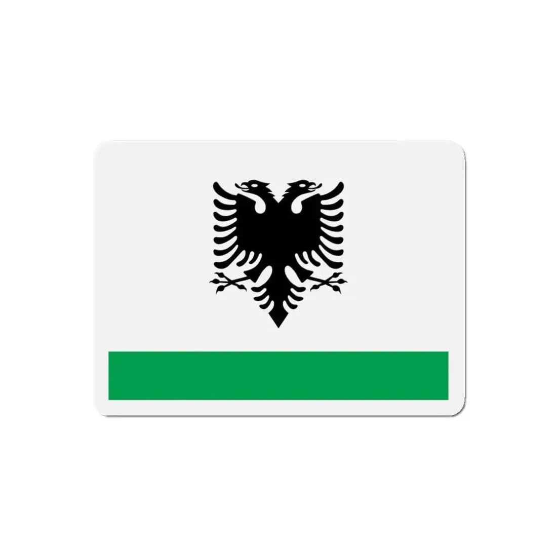 Albanian Coast Guard Ensign - Refrigerator Magnet - The Sticker Space