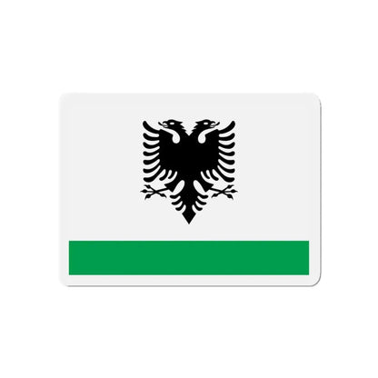 Albanian Coast Guard Ensign - Refrigerator Magnet - The Sticker Space