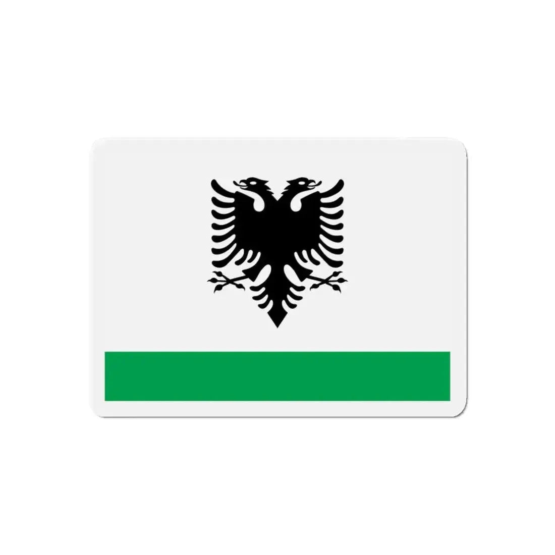 Albanian Coast Guard Ensign - Refrigerator Magnet - The Sticker Space