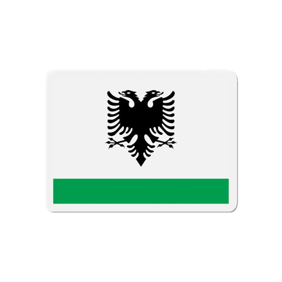 Albanian Coast Guard Ensign - Refrigerator Magnet - The Sticker Space