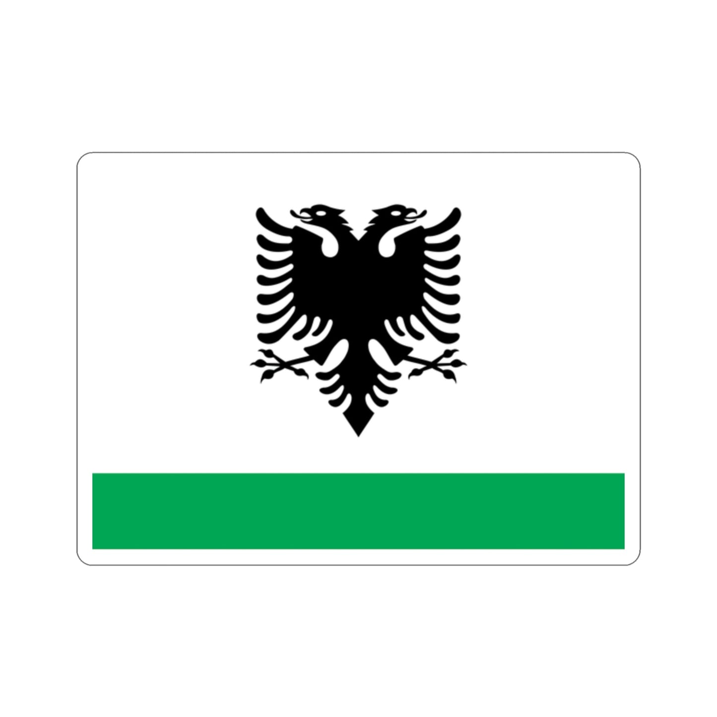 Albanian Coast Guard Ensign STICKER Vinyl Die-Cut Decal-2 Inch-The Sticker Space