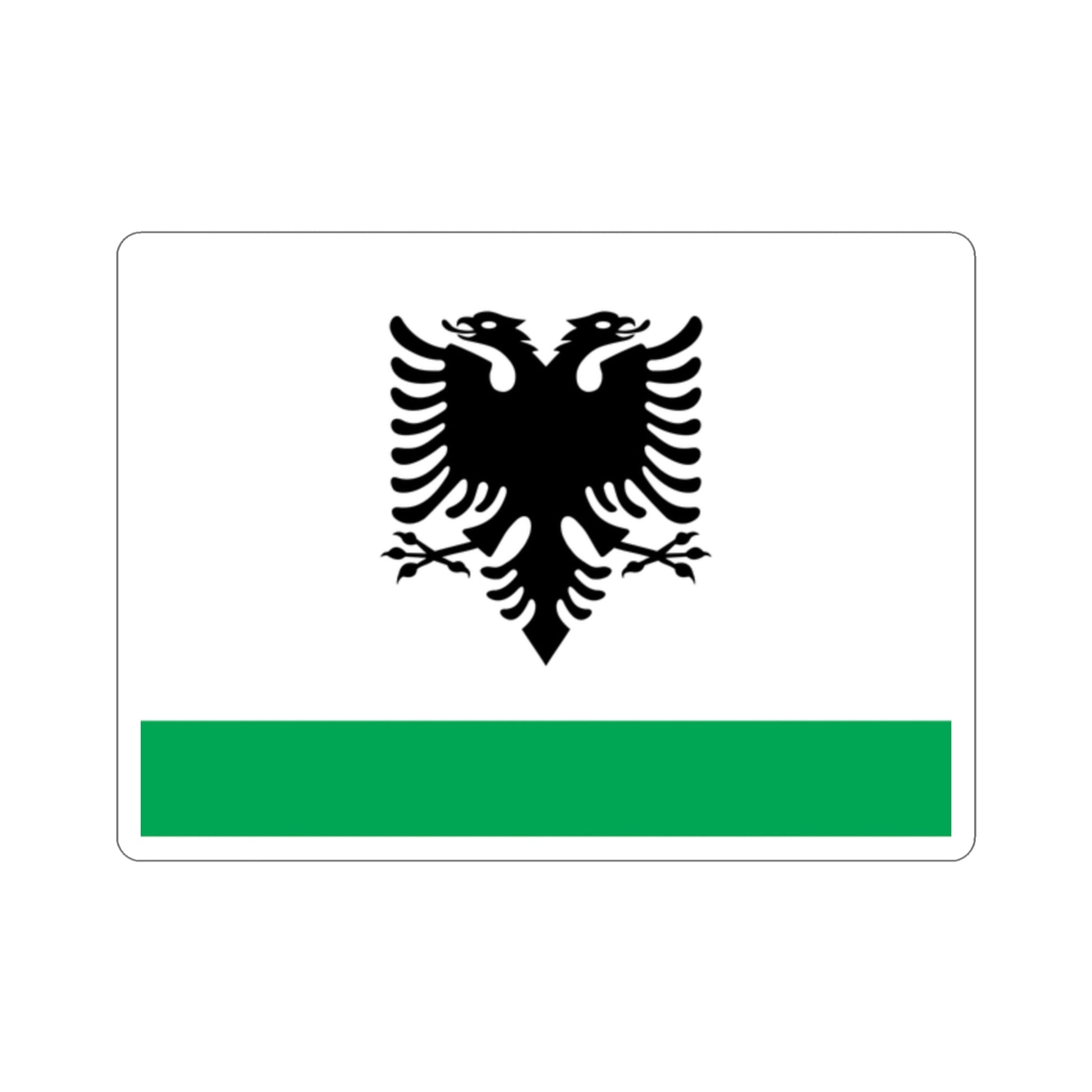 Albanian Coast Guard Ensign STICKER Vinyl Die-Cut Decal-2 Inch-The Sticker Space