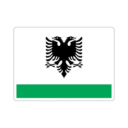 Albanian Coast Guard Ensign STICKER Vinyl Die-Cut Decal 4 Inch - The Sticker Space