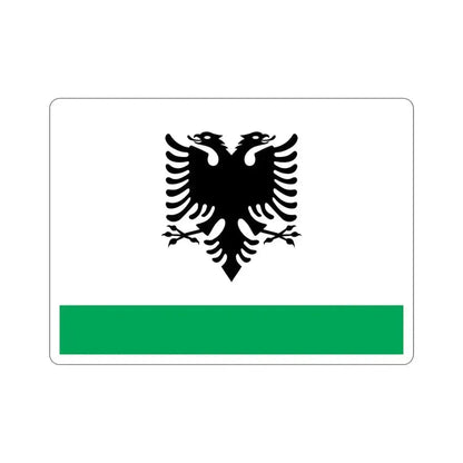 Albanian Coast Guard Ensign STICKER Vinyl Die-Cut Decal 4 Inch - The Sticker Space