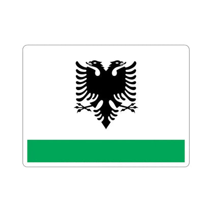 Albanian Coast Guard Ensign STICKER Vinyl Die-Cut Decal 4 Inch - The Sticker Space
