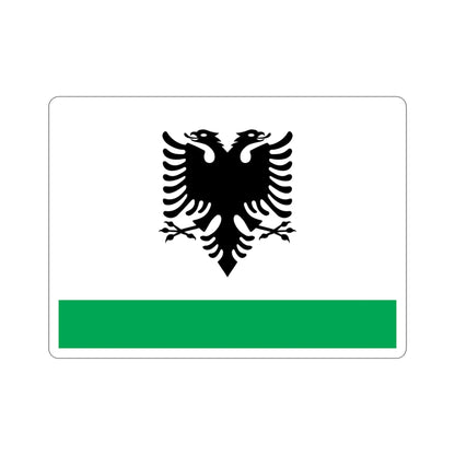 Albanian Coast Guard Ensign STICKER Vinyl Die-Cut Decal-4 Inch-The Sticker Space