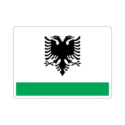 Albanian Coast Guard Ensign STICKER Vinyl Die-Cut Decal 5 Inch - The Sticker Space