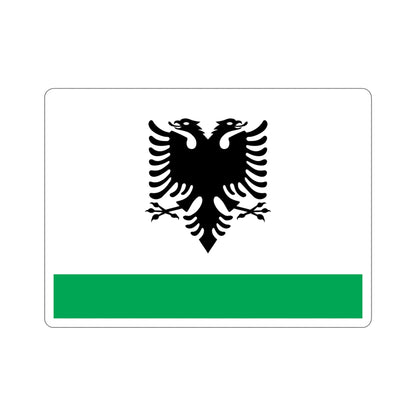 Albanian Coast Guard Ensign STICKER Vinyl Die-Cut Decal-5 Inch-The Sticker Space